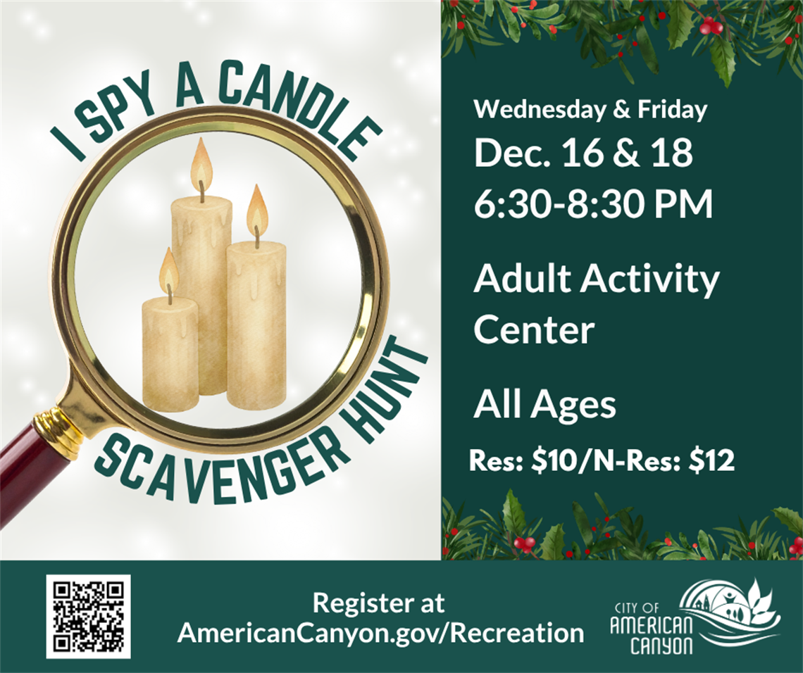 I Spy a Candle Scavenger Hunt 